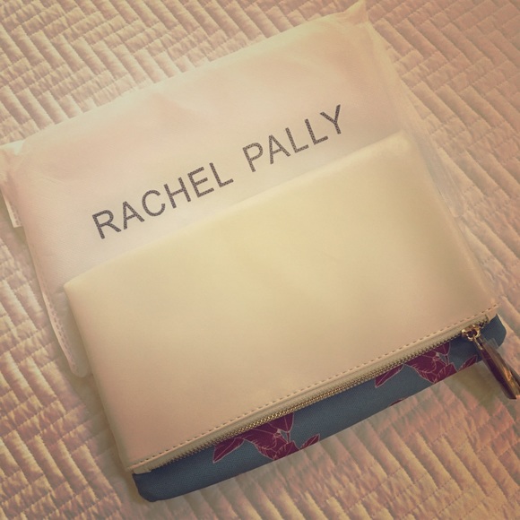 NWT! Cream & Blue Floral Clutch by Rachel Pally 💐 - Picture 7 of 8